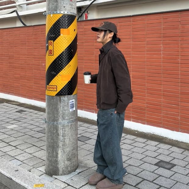 해칭룸 코듀로이 자켓 브라운 4사이즈