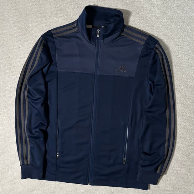 아디다스 삼선 네이비 그레이 남회 져지