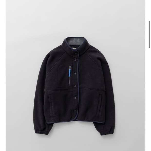 헤이그 플리스 button up fleece charcoal