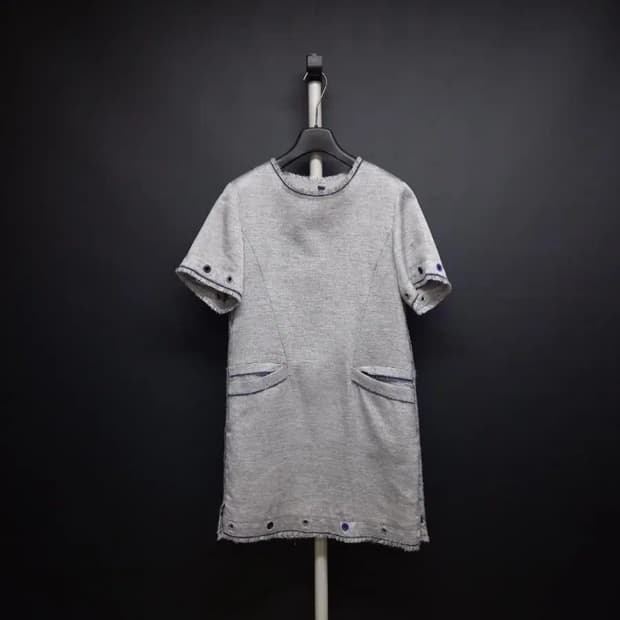 SJSJ 춘하 일자 박시핏 미디 원피스 44