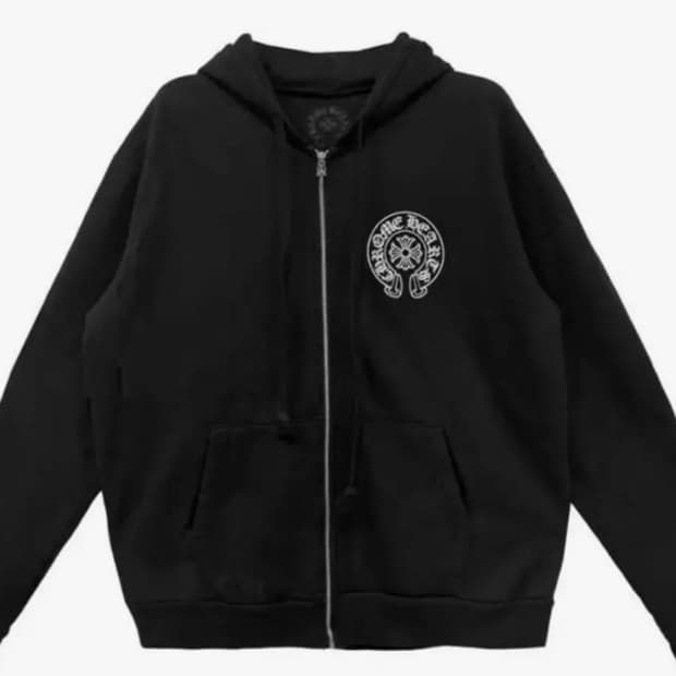 크롬하츠 오사카 후드집업 블랙 새상품