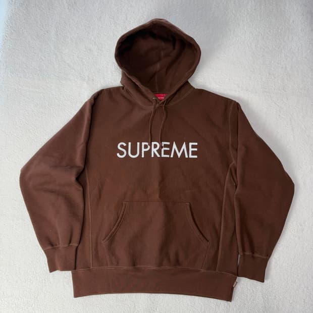 슈프림 캐피탈 후드 스웨트셔츠