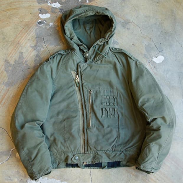 [L] 70's 캐나다군 AFV crew 탱커 자켓