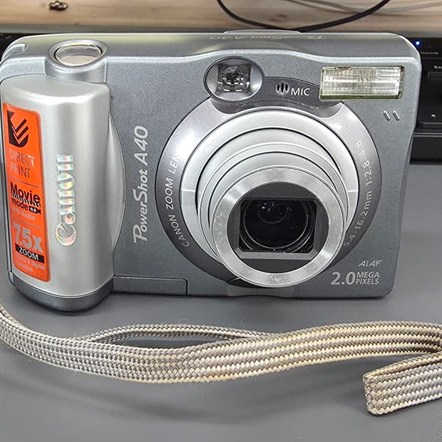 캐논 파워샷 A40 빈티지 디지털카메라(1)