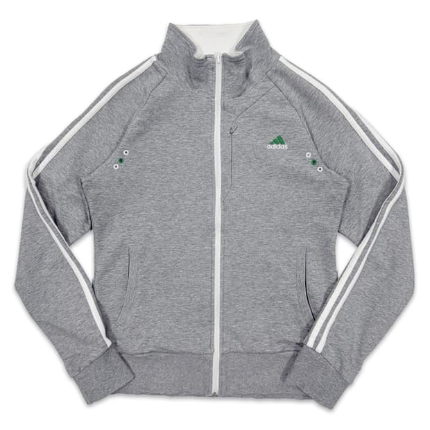 빈티지 아디다스 그레이 집업 져지
