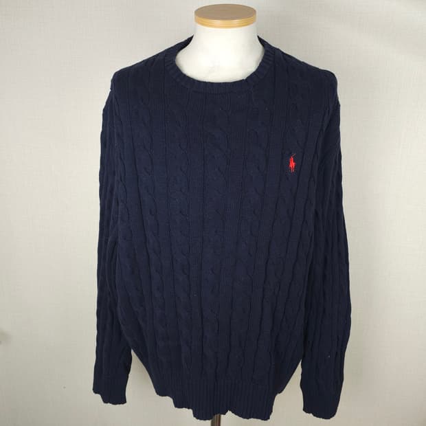 폴로 라운드니트티 남자105사이즈 