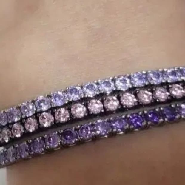 새상품 테니스 팔찌 (1부) 4C Diamond 스왈로브스키