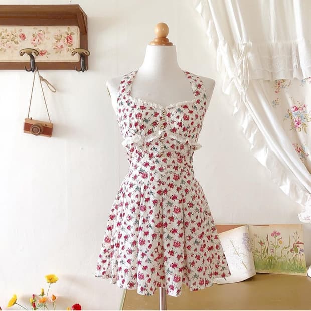 Liz Lisa 리즈리사 홀터넥 원피스 히메갸루 일브 빈티지