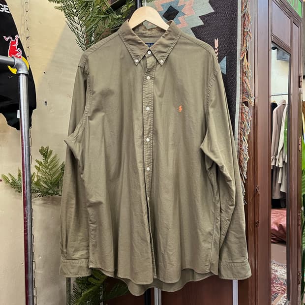 폴로 랄프로렌 셔츠 카키 #csz807