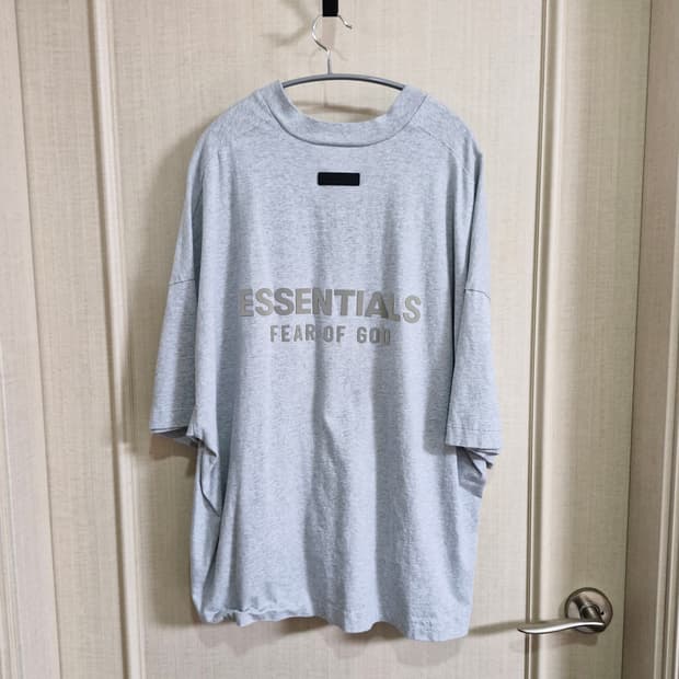 피어오브갓 에센셜 브이넥 오트밀그레이 L