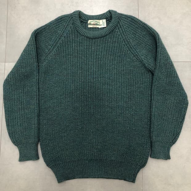 아란크래프트 아일랜드 헤비 울100 피셔맨 니트 스웨터 M
