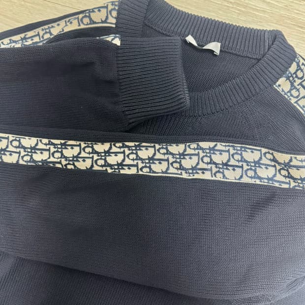 DIOR 오블리크 인서트 맨즈니트탑(L)