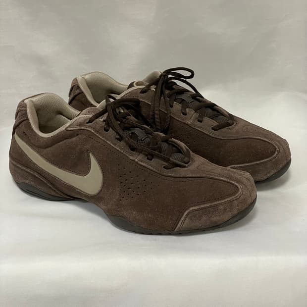 (280) 나이키 에어시리즈 6D 브라운 스웨이드 신발