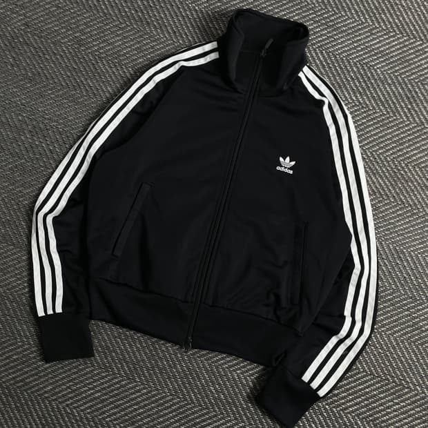 아디다스 우먼스 파이어버드 트랙탑 져지 블랙y 3892