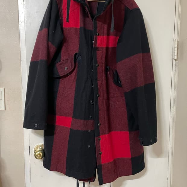 엔지니어드가먼츠 울 후드코트