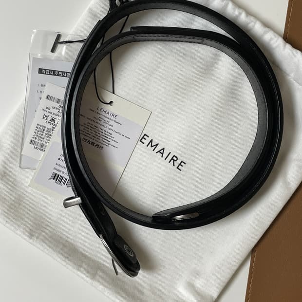 르메르 웨스턴 벨트 블랙 90