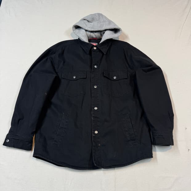 M) Craftsman 크래프트맨 USA 워크웨어 후드 레이어드 자켓