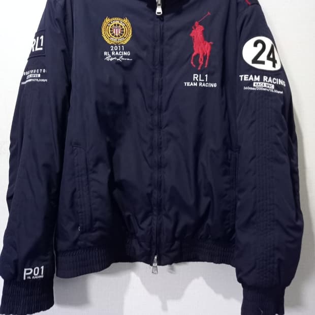 폴로 POLO 랄프로렌 USA팀 레이싱 봄버 자켓 100/L