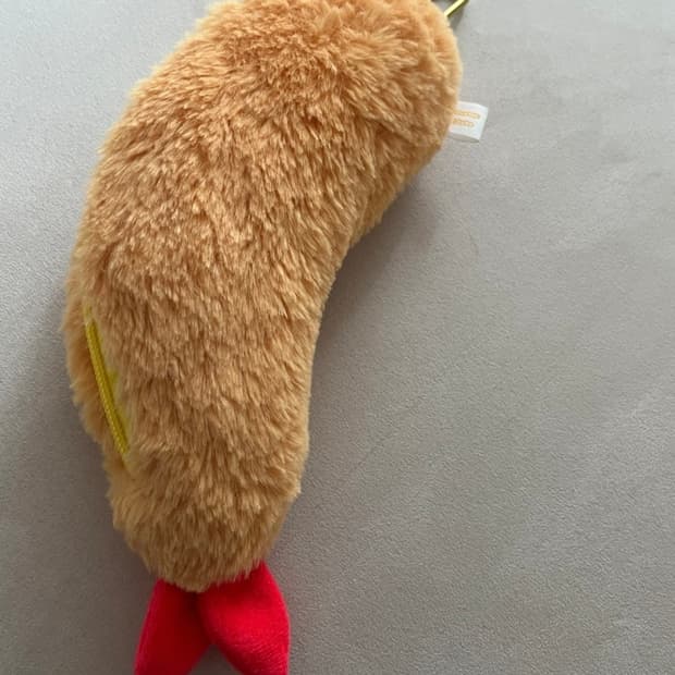 새우튀김 인형 키링 파우치