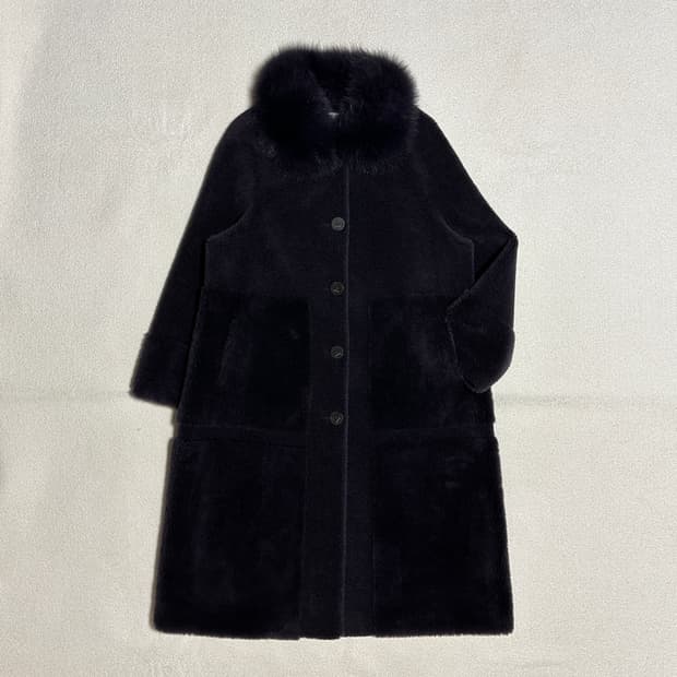 칼 라거펠트 사가폭스 슈페트 양모코트