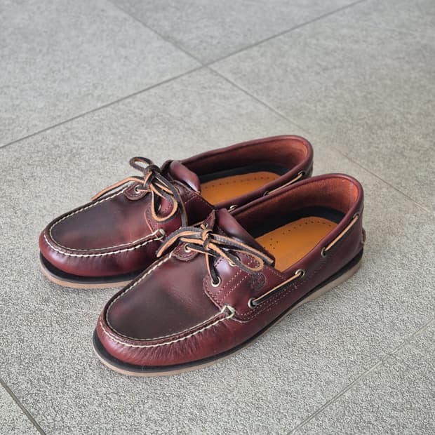 팀버랜드 보트슈즈 2아이 270