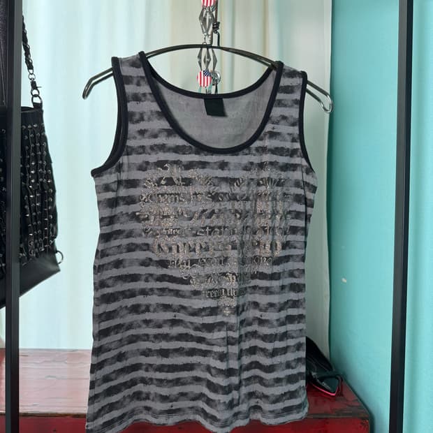Glitter Heart Tank Top