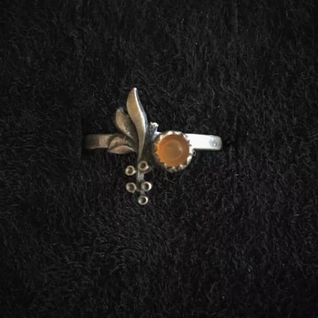 Vintage Silver 875 Ring