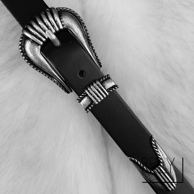 Ranger 클래식 웨스턴 이태리 펠레 소가죽 벨트