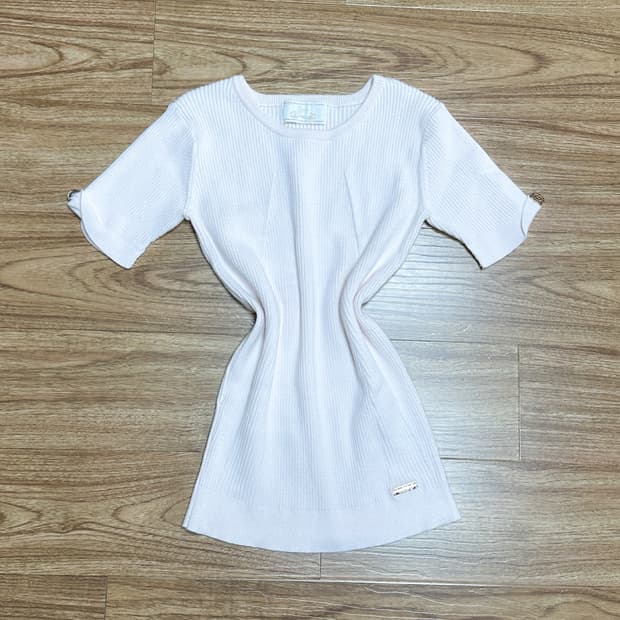 빈티지 rady 라디 딸기우유 핑크 반팔 니트 히메갸루 로걀 발레코어