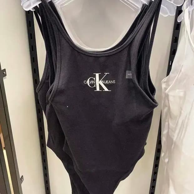켈빈클라인 바디수트 