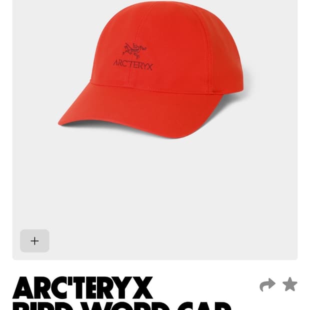 아크테릭스  - 버드워드캡 (새상품)