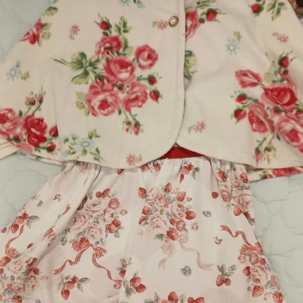 히메갸루 대장 유럽빈티지 케이프&리즈리사 블라우스 세트