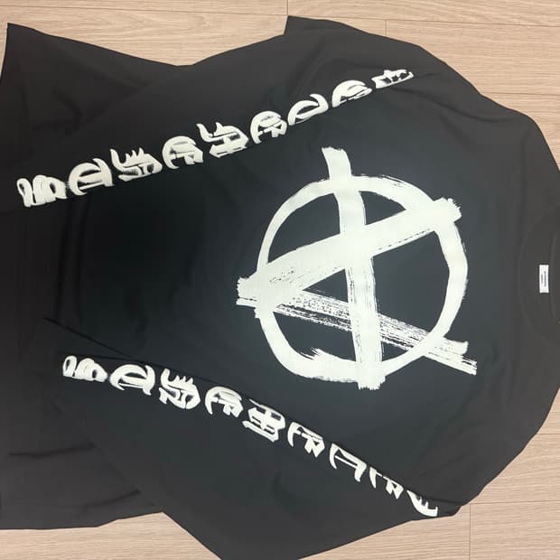 Vetements 베트멍 아나키 롱슬리브 티셔츠 xs