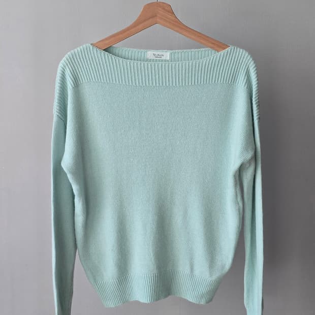 포근한 앙고라 혼방 민트 니트 (Te chichi TERRASSE)