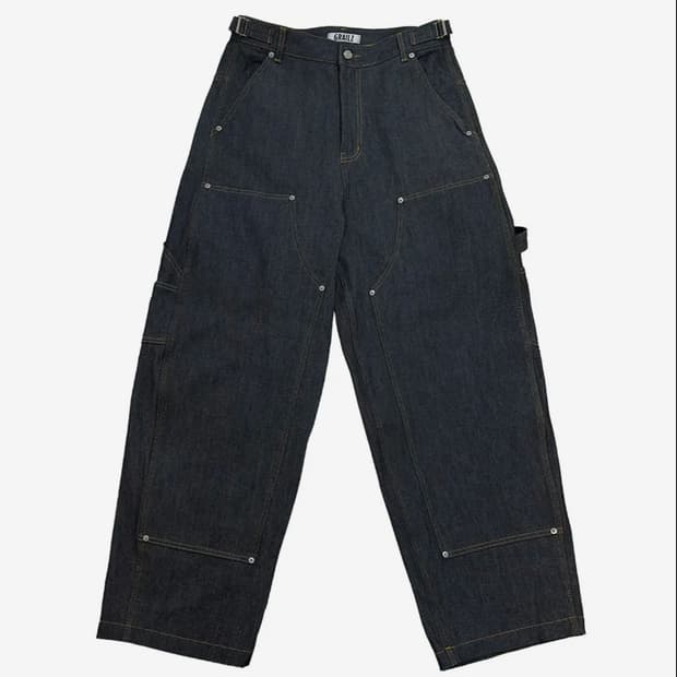 그레일즈×코인서울 카펜터 데님팬츠 [인디고, 1사이즈]