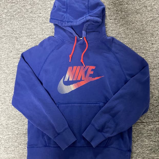 나이키 후드티 블루 XL