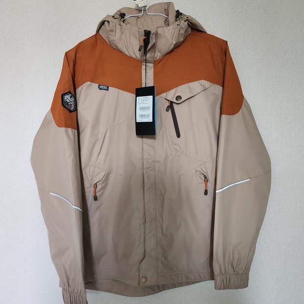새상품)스펠러 등산 자켓 베이지/오렌지