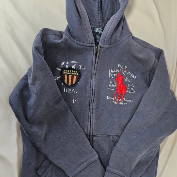 폴로 빅포니 후드집업