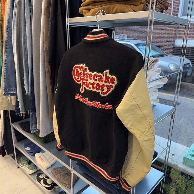 The cheesecake factory varsity jacket
