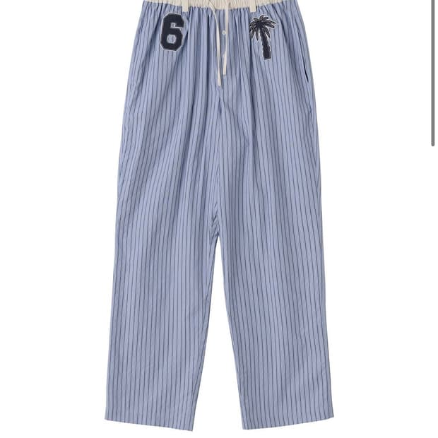 스컬프터 워크업 라이크디스 PJ팬츠 블루 스트라이프 XS 바지