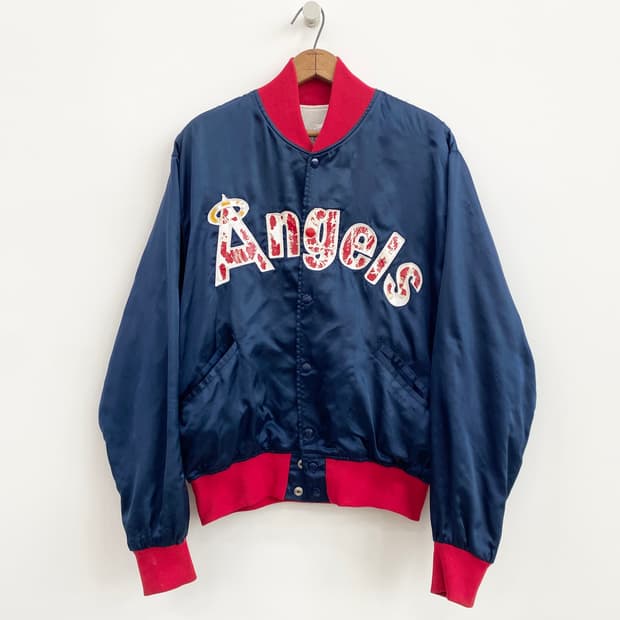 80‘s 펠코 MLB 캘리포니아 엔젤스 샤틴 자켓