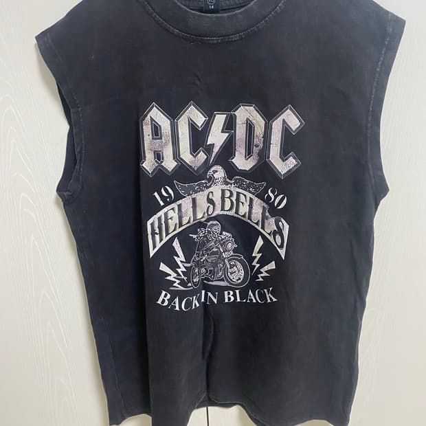 ACDC 빈티지 나시 