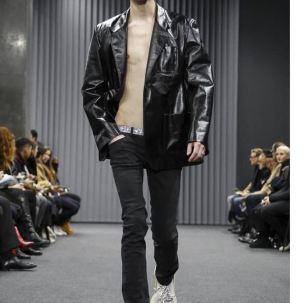 발렌시아가 17fw OG 개버딘 데님