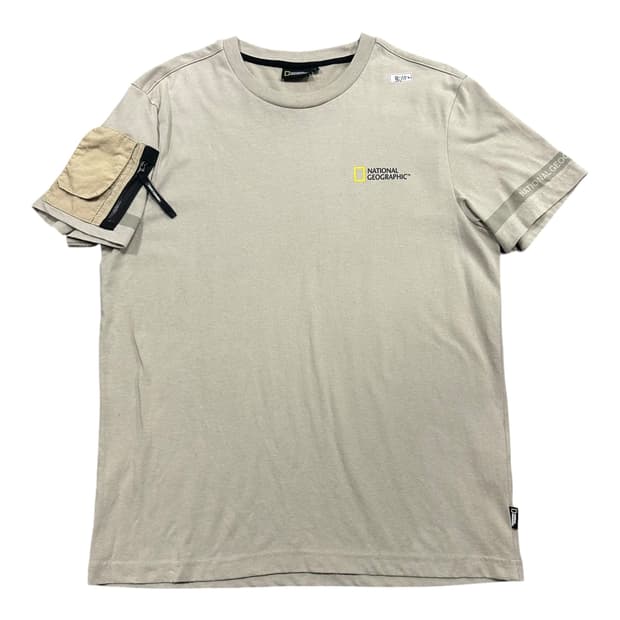 ✨ (바배) 내셔널 지오그래픽 베이지 반팔티 