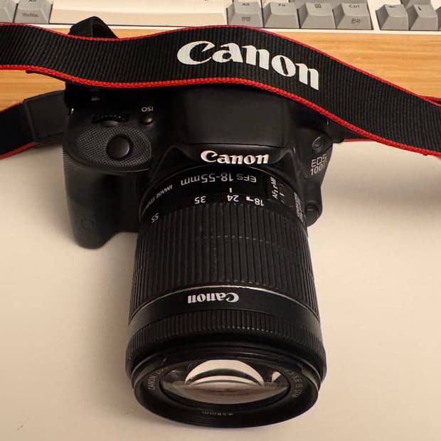 캐논 EOS 100D 카메라 + 18-55 렌즈 풀세트