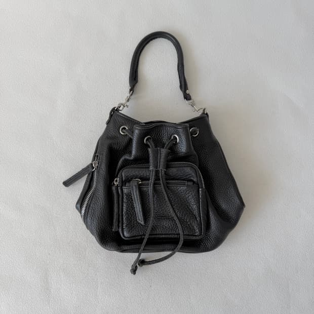 Pre owned 레더 버킷백