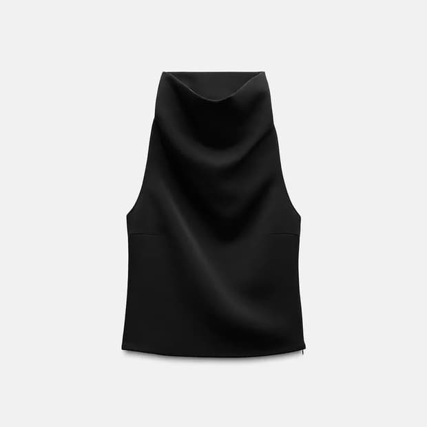 ZARA 자라 하이넥 탑