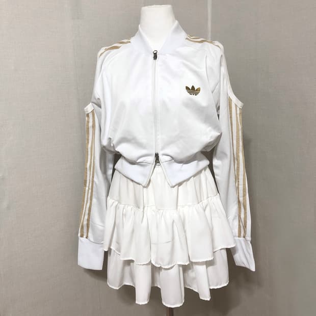 아디다스 흰금 커스텀 져지 M