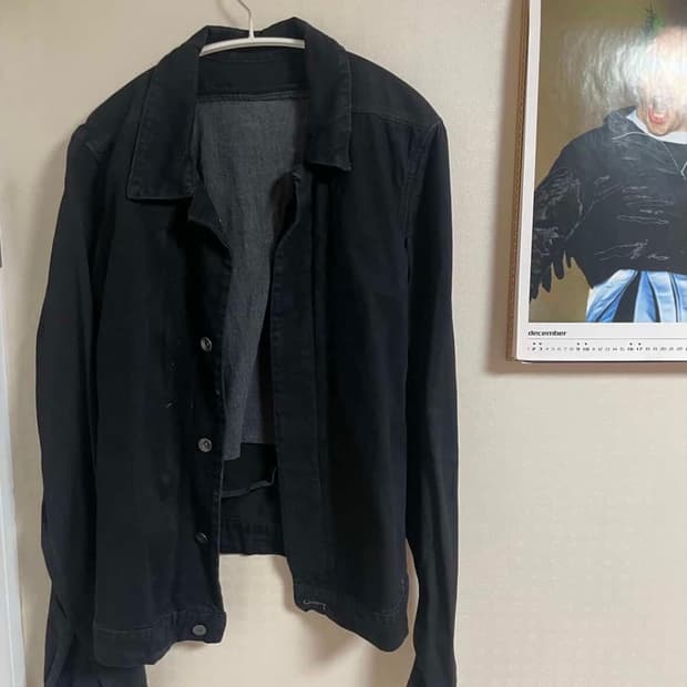 릭오웬스 다크쉐도우 데님자켓