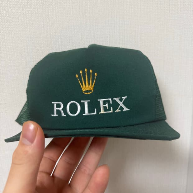 로렉스90s~80s usa 트러커캡 그린